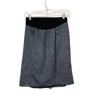 Motherhood Maternity Marled Knit Pencil Skirt S